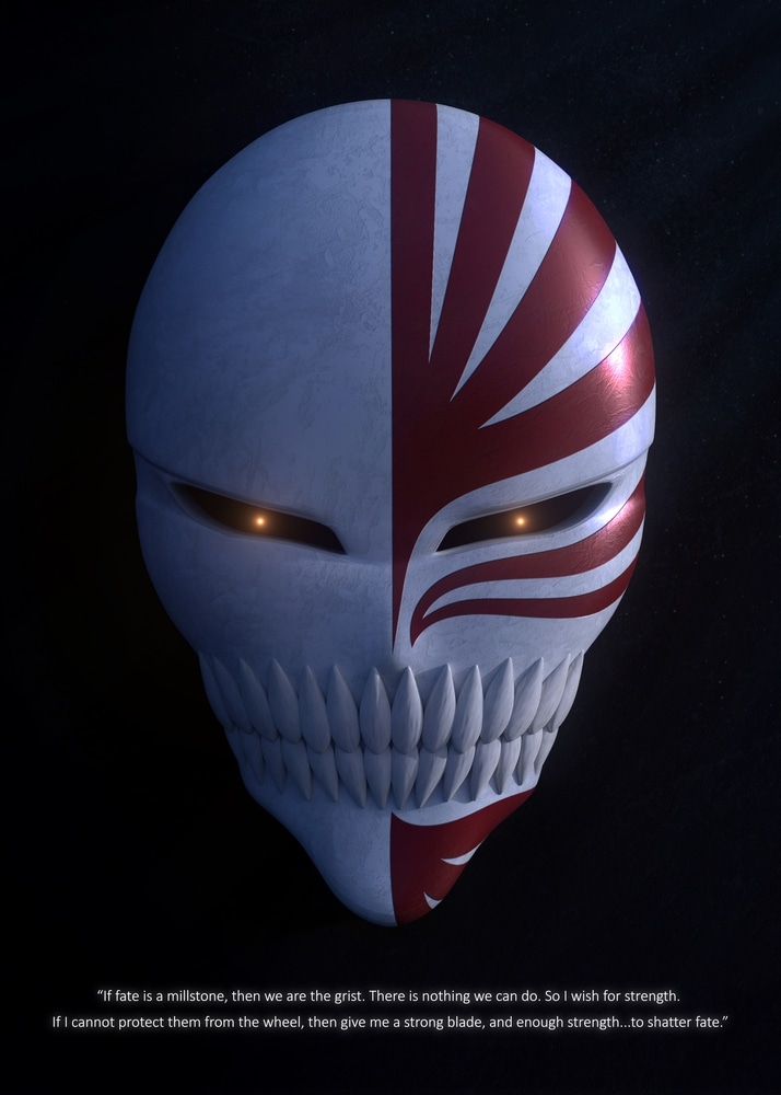 Ichigo Kurosaki red mask | MakersPlace Ichigo Kurosaki red mask | MakersPlace