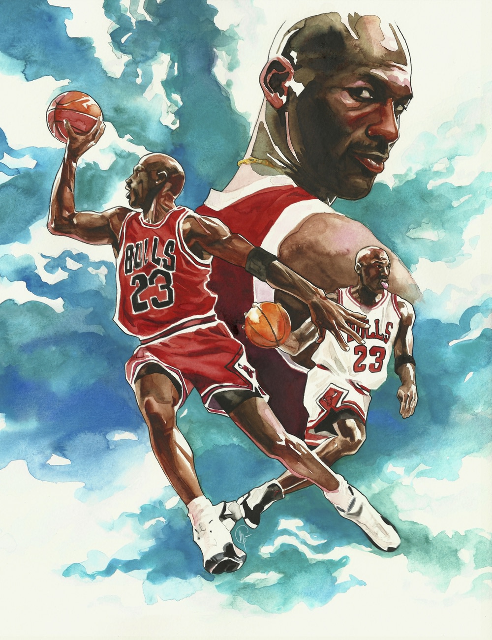Michael Jordan - His Airness | Rare Digital Artwork | MakersPlace