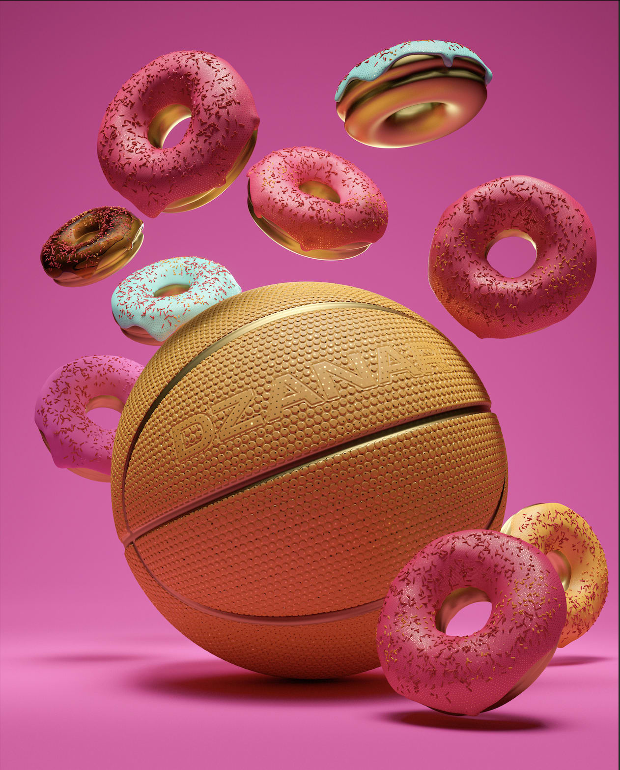 Donut Basketball