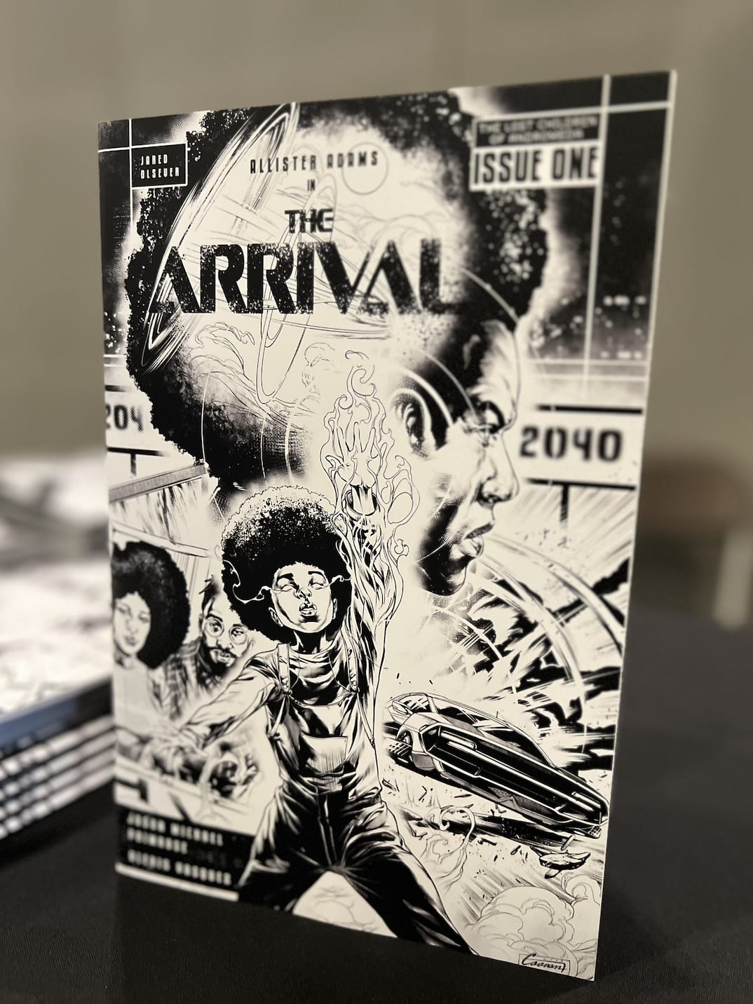 The Arrival Physical Comic Book Cover